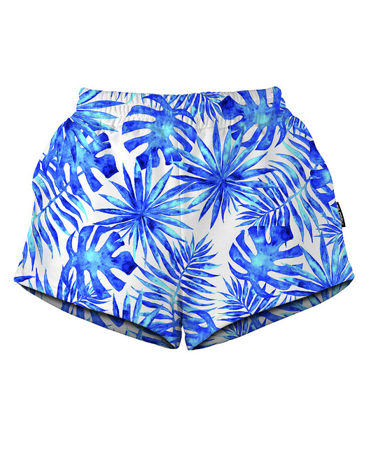 szorty damskie Shorty Spodenki Damskie DR.CROW Blue Palms