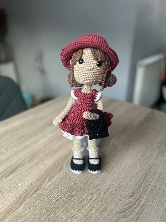 lalki Lalka 30cm ręcznie robiona Amigurumi