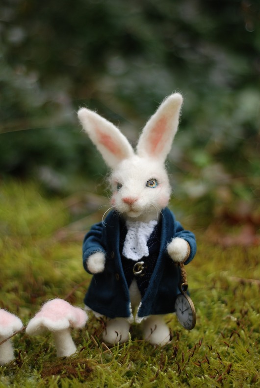 figurki i rzeźby Biały Królik