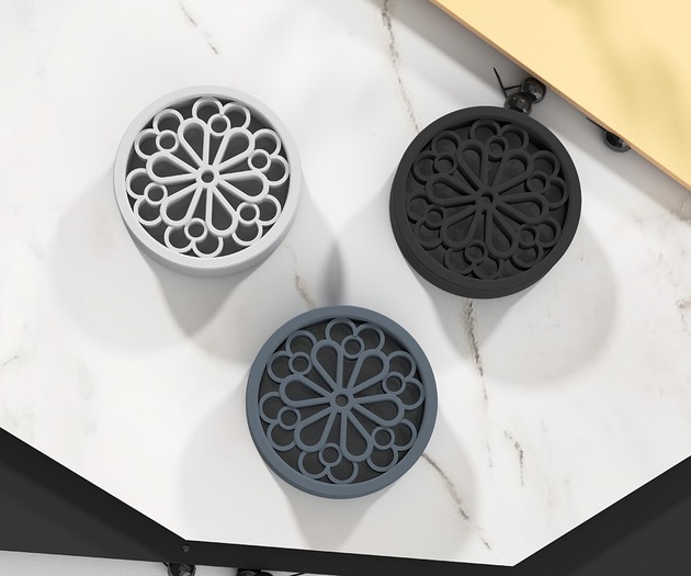 biżuteria różna Tunele do uszu 20-100mm gotycka rozeta  / czarne / 14 kolorów, plugi siodłowe