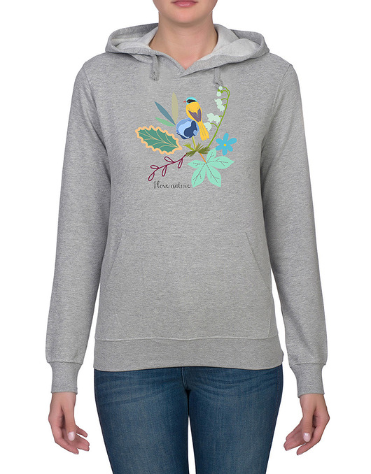 Bluza damska. Kwiaty i ptaki Love Life and Forest