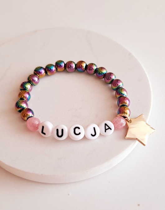 bransoletki - inne Bransoletka personalizowana - imie