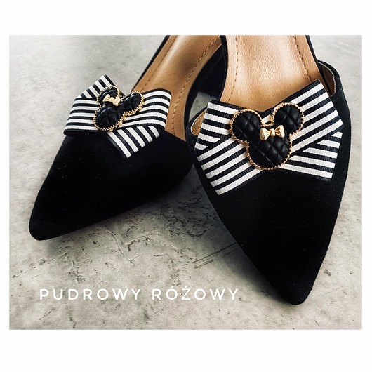 klipsy do butów Ekskluzywne Biżuteryjne  Klipsy do butów  MICKEY NEW
