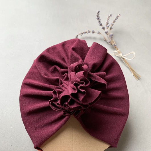 Turban czapka nakrycie głowy jagoda fiolet HEY HOLA
