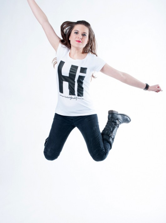 Damska koszulka Hi everybody! Hi everybody