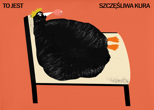 plakaty Szczęśliwa kura  / Poster 40x30