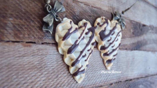 walentynkowe kruche wafelki -3 Piecuchowo