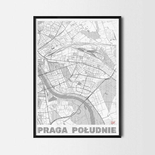 plakaty Plakat Praga Południe - CityArtPosters