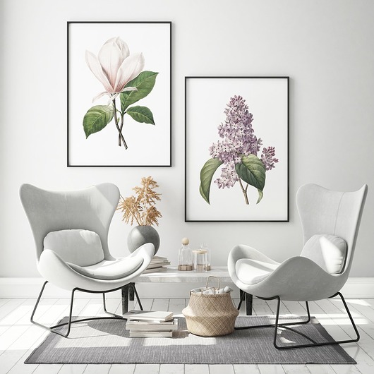 plakaty Zestaw plakatów magnolia bez