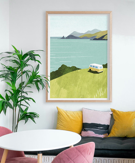 plakaty Plakat Podróże kamperem