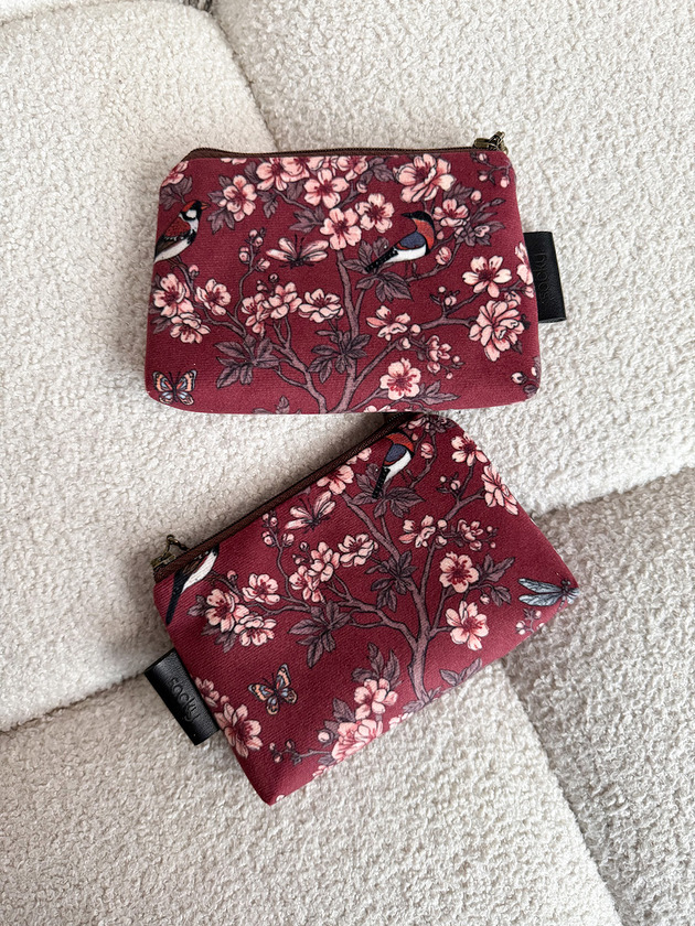 portfele damskie Portfelik na karty sakura