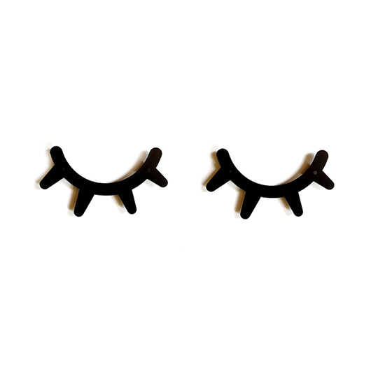 Ozdoby na ścianę SLEEPY EYES śpiące oczy dekoracja 3D