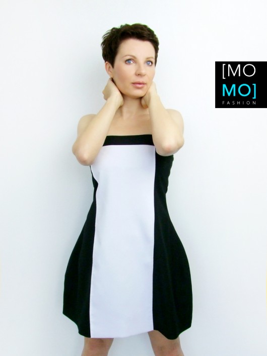 Sukienka B&W by momo momo fashion