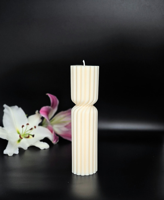 świeczniki i świece Świeca sojowa Twisted - zestaw