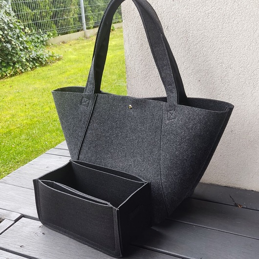 torby na ramię SHOPPER BAG - FILCOWA torba na ramię