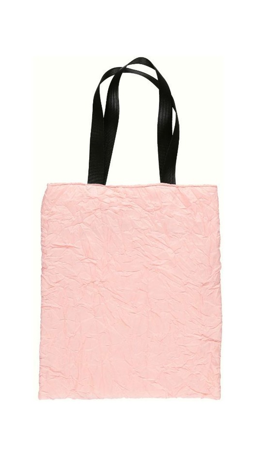 torby na ramię Torba na ramię różowa z plisowanego poliestru