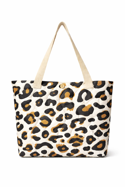 torebki różne Torba pikowana - panterka, centki