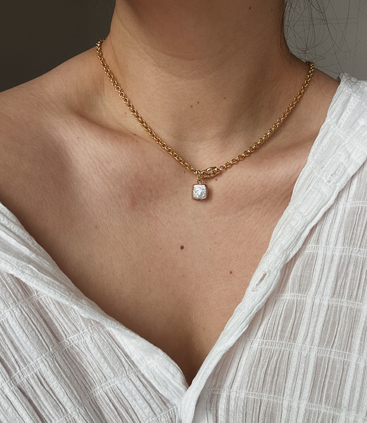 komplet biżuterii Zestaw na prezent naszyjnik i kolczyki