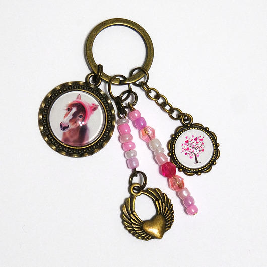 breloki Breloczek - Konik, drzewko miłości, serce