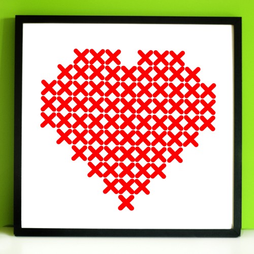 Plakat Heart ONE MUG A DAY