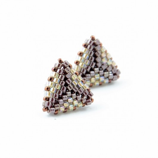 Triangles brown&topaz Izziland
