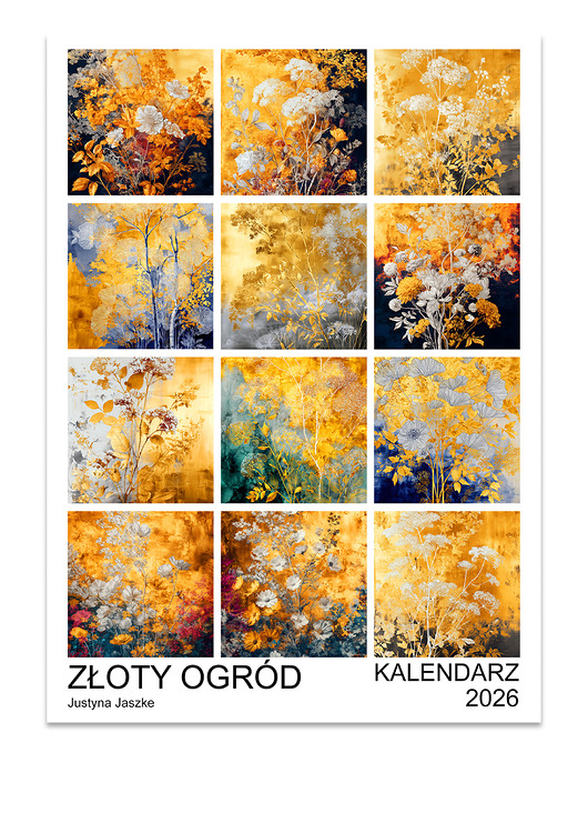 kalendarze i plannery Kalendarz 2026 Złoty Ogród 15x21 cm