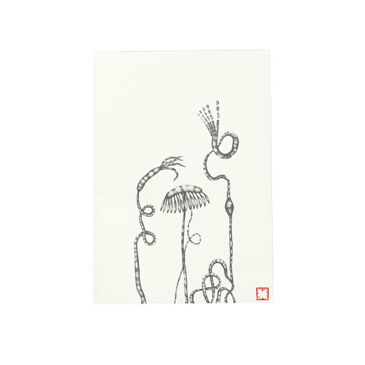 kartki okolicznościowe - wydruki Pocztówka chabazie