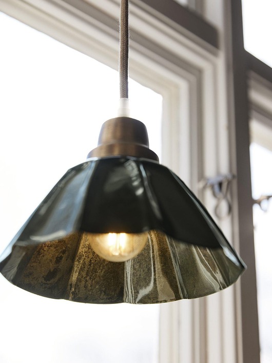 lampy wiszące Lampa wisząca Ester  Dark Green