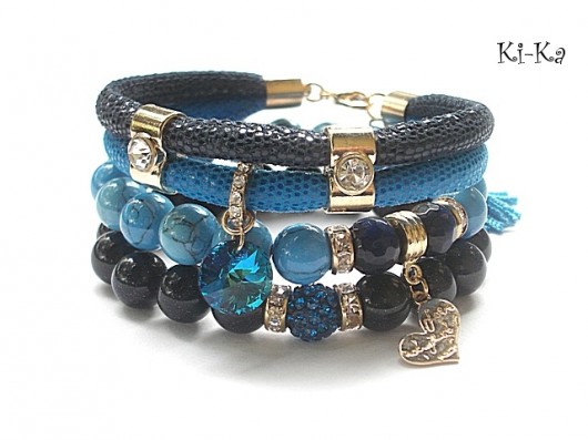 Cobalt and navy blue /17.07.15/ set KiKa pracownia