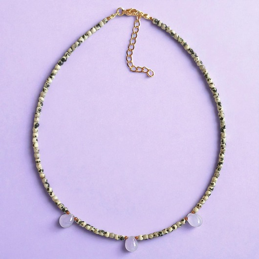 chokery Basic choker : jasper & lavender