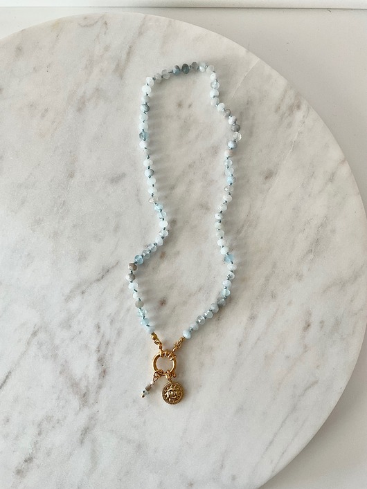 chokery Talizman z akwamarynu