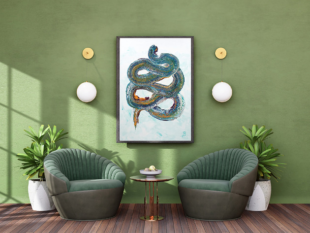 obrazy EARTH DRAGON SMOK ZIEMI Duży obraz akryl na płótnie 70x100 cm MEGA detal!
