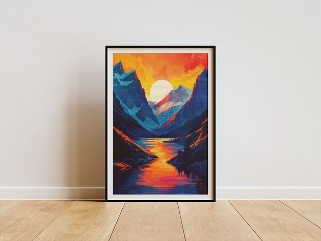 plakaty Plakat - mountain side