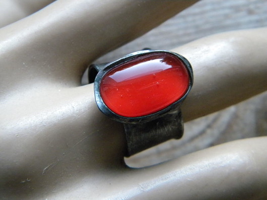 Roman Ancient Ring ;) świetlisty pomarańcz Beata Trotter