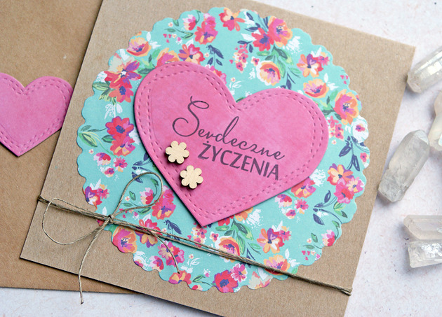 serdeczne życzenia : kwiatki kaktusia
