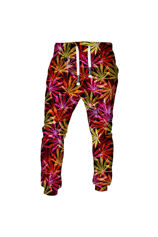 spodnie męskie Męskie Spodnie Fullprint DR.CROW Hemp Red