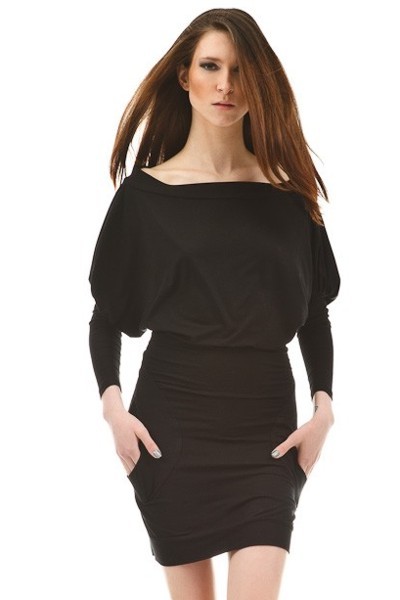 Sukienka minimalistyczna z kieszeniami YULIYA BABICH