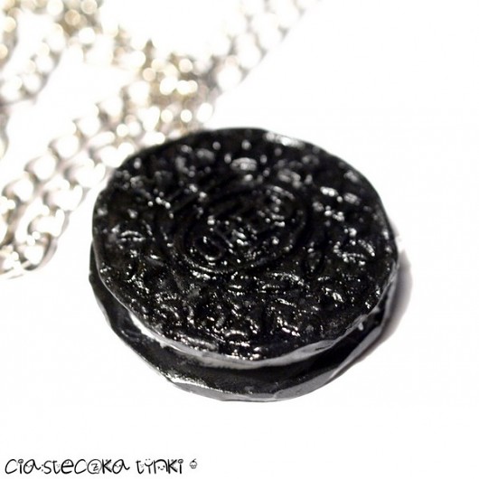 naszyjnik oreo ciasteczkatynki