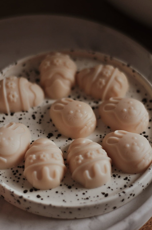 świece zapachowe Wosk zapachowy do kominka czekoladki Wielkanocne (8 sztuk)