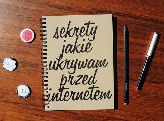 notatniki i albumy Sekrety jakie ukrywam przed internetem, notatnik