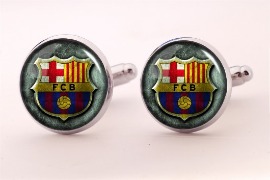 Spinki do mankietów klub piłkarski FC Barcelona EGGinEGG