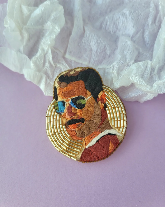 broszki Broszka Freddie Mercury