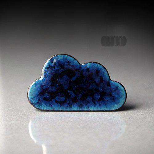 broszki Cumulus/broszka ceramiczna/