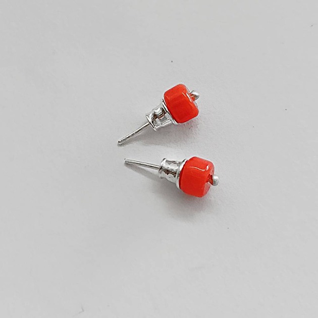 kolczyki z kamieniami Kolczyki OKRĄG