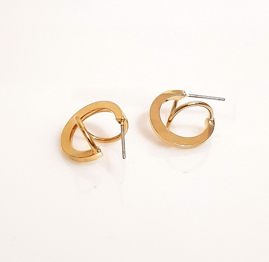 kolczyki pozłacane Kolczyki pozłacane Na Orbicie