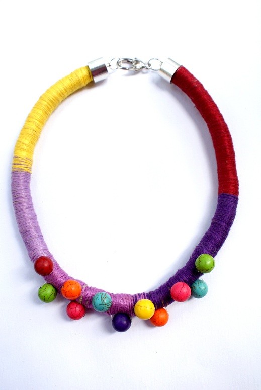 Multi color na szyję  Republika jewelry