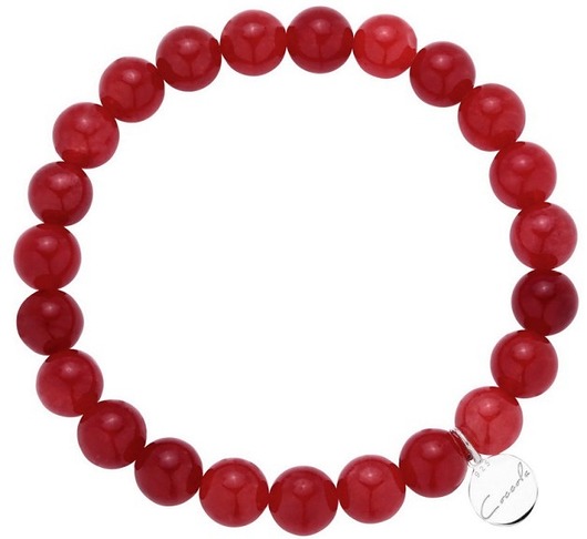 Bransoletka z jadeitów i srebra 925 Coccola JEWELLERY
