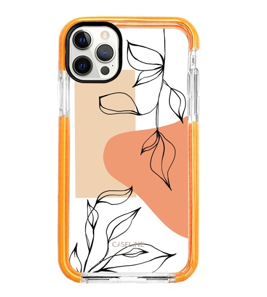 etui na telefon iPhone  IMPACT CASE POMRAŃCZOWY etui - LA2008