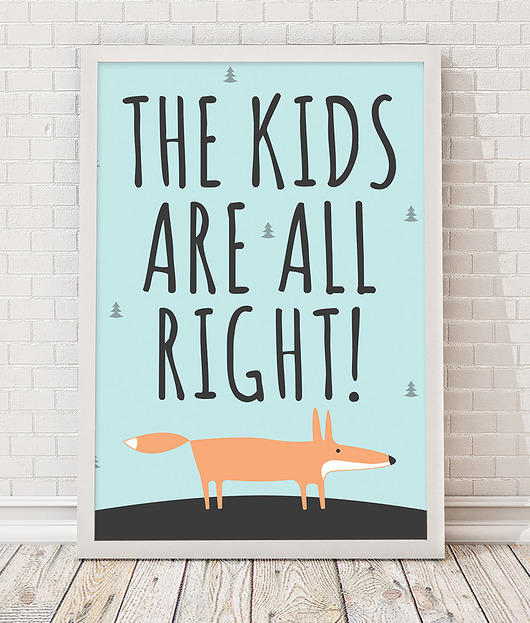 Obrazek A3 - the kids are all right! Desihome