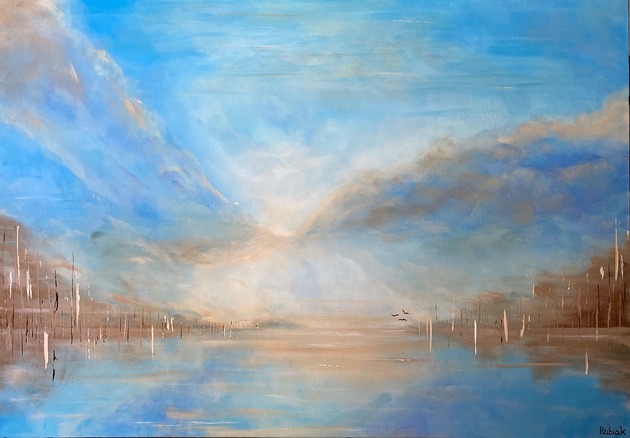 obrazy Passing moments / by Magda Kubiak / 70x100 cm